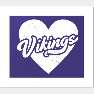 Vintage Vikings School Spirit // High School Football Mascot // Go Vikings Posters and Art